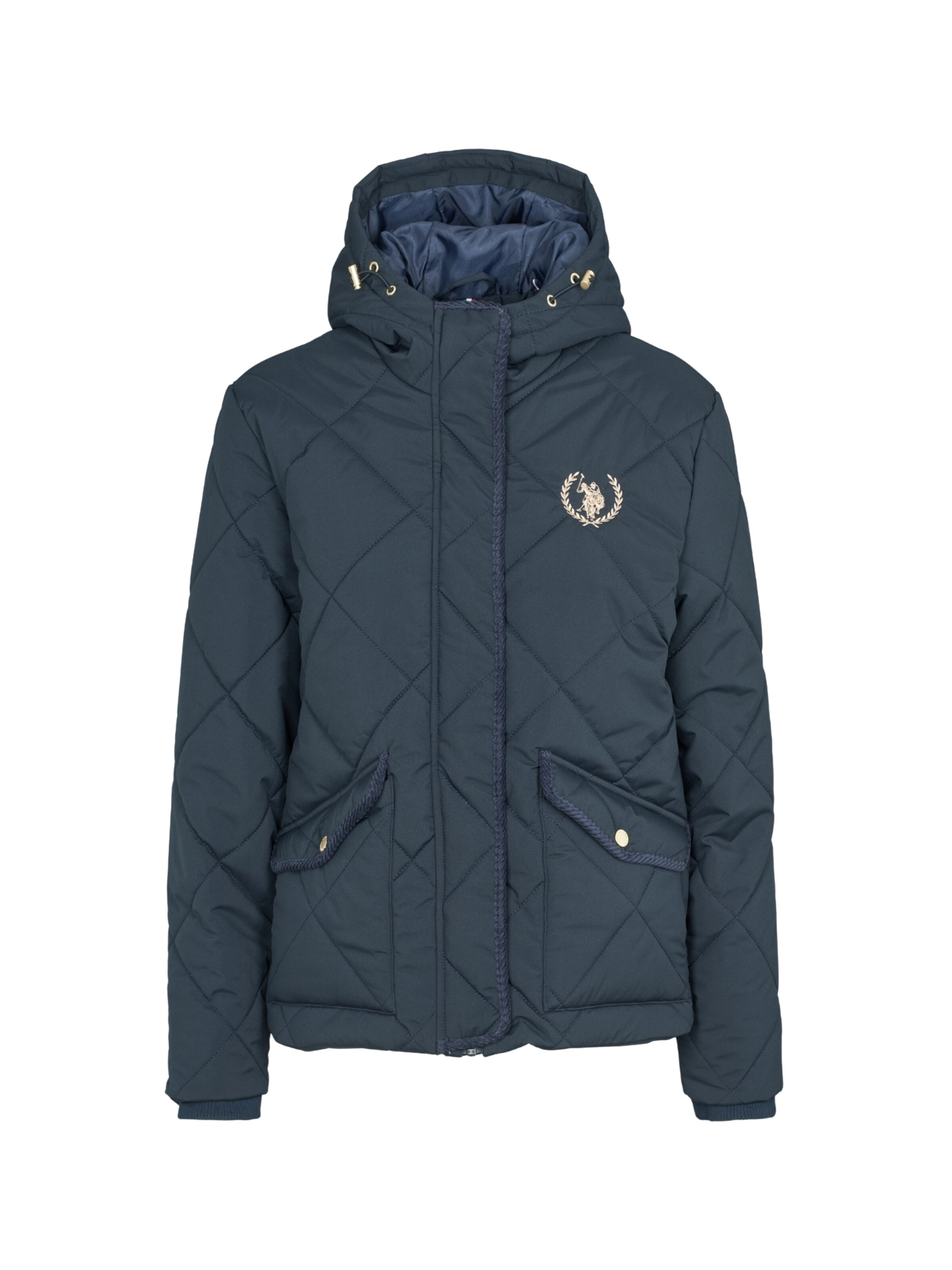 U.S. POLO ASSN. Přechodná bunda 'Kenya' – modrá: přední strana