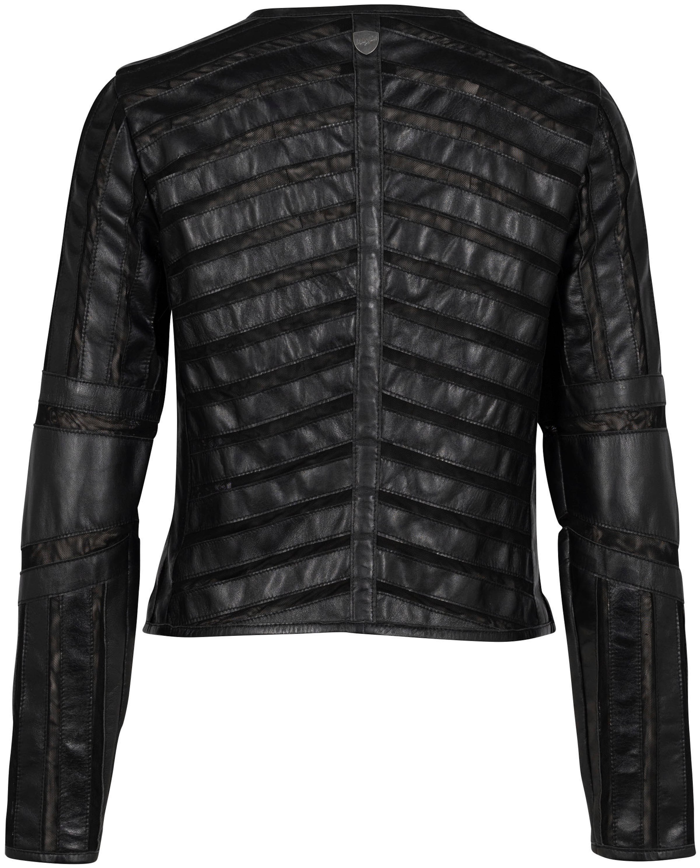 Gipsy by Mauritius Φθινοπωρινό και ανοιξιάτικο μπουφάν 'Suri' σε μαύρο: μπροστά