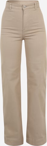 Monki Regular Trousers in Beige: front