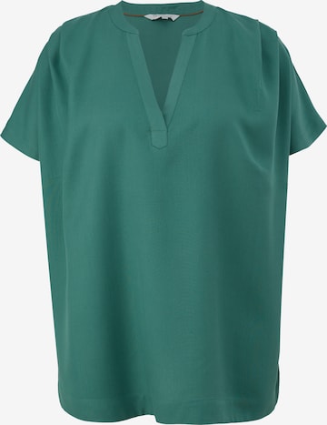 TRIANGLE Blouse in Groen: voorkant