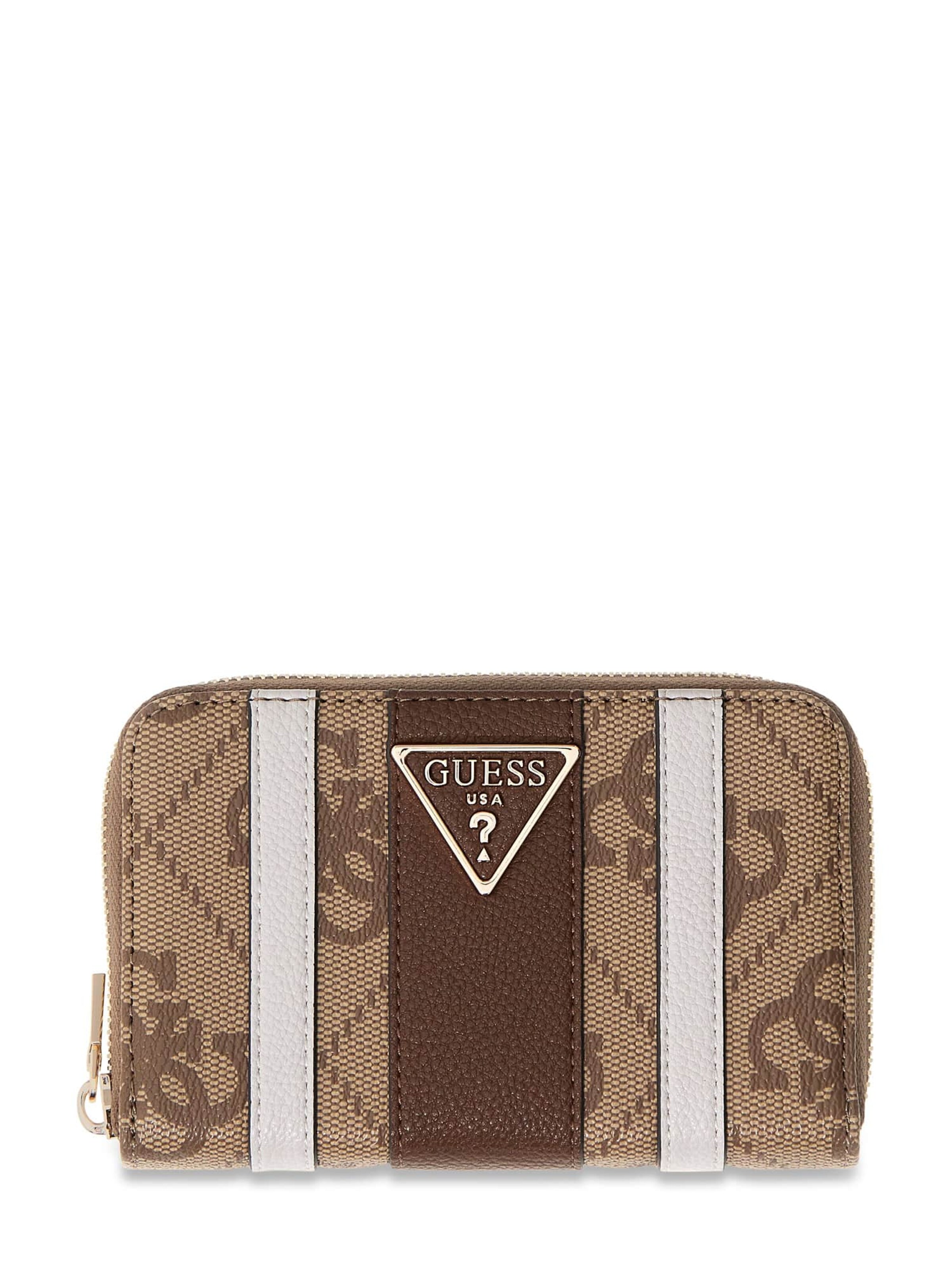GUESS Wallet 'Laurel' in Brown: front
