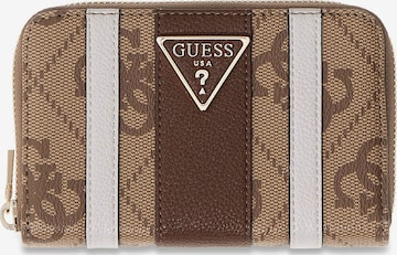 GUESS Wallet 'Laurel' in Brown: front