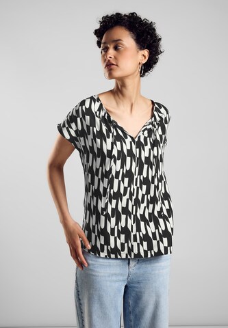 STREET ONE Bluse in Schwarz: Vorderseite