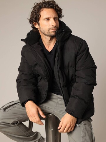 Veste d’hiver 'Chicago' Deeluxe en noir : devant