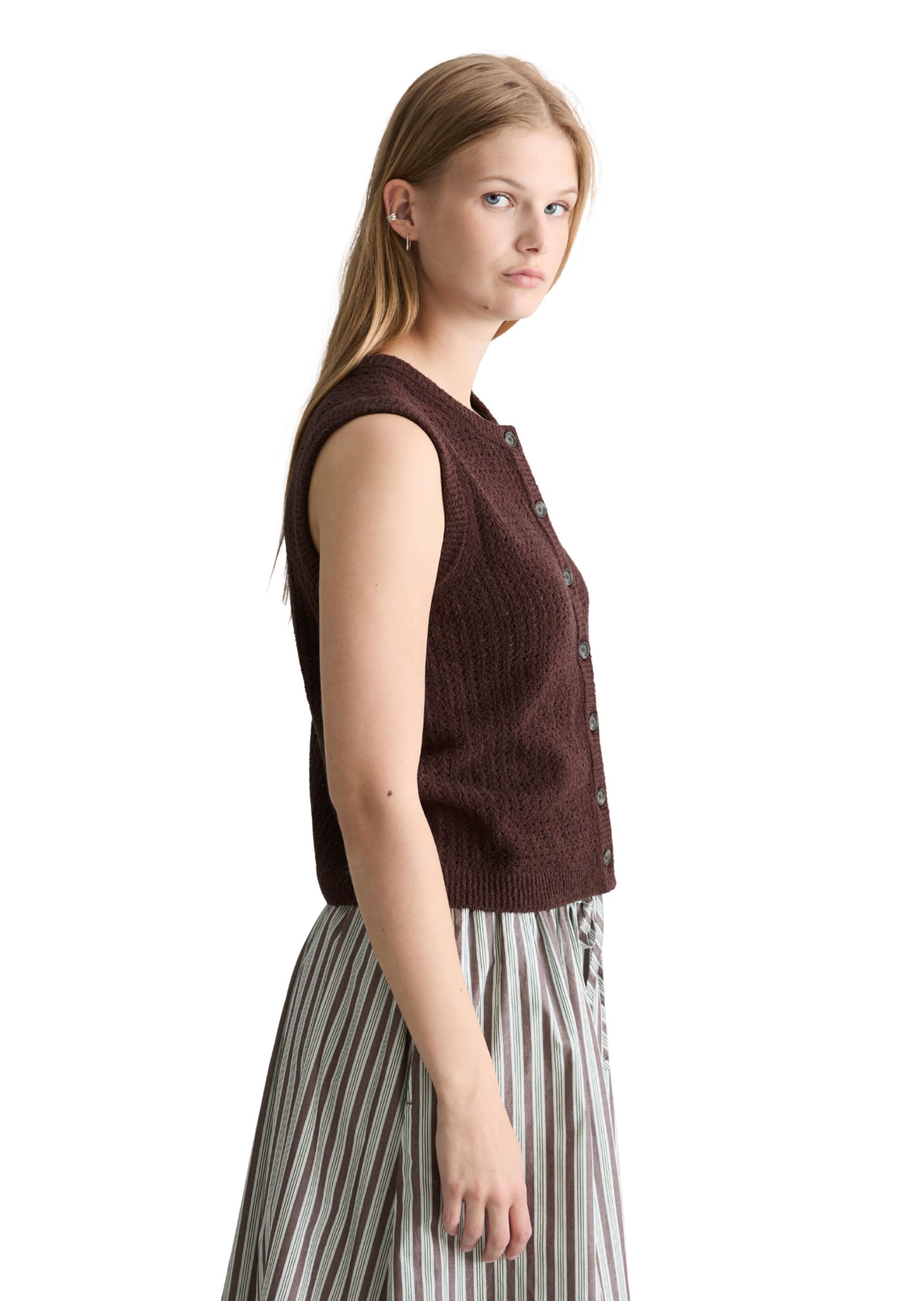 Cardigan Marc O'Polo DENIM en rouge