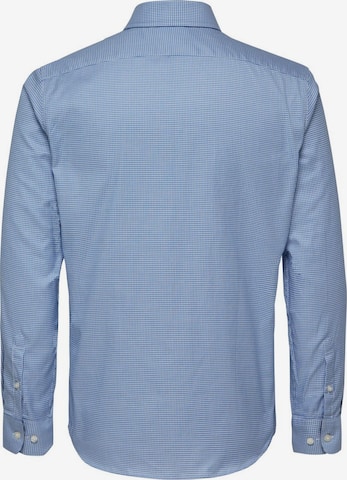 Coupe slim Chemise 'Mark' SELECTED HOMME en bleu