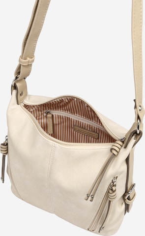 TOM TAILOR Umhängetasche 'Caia' in Beige