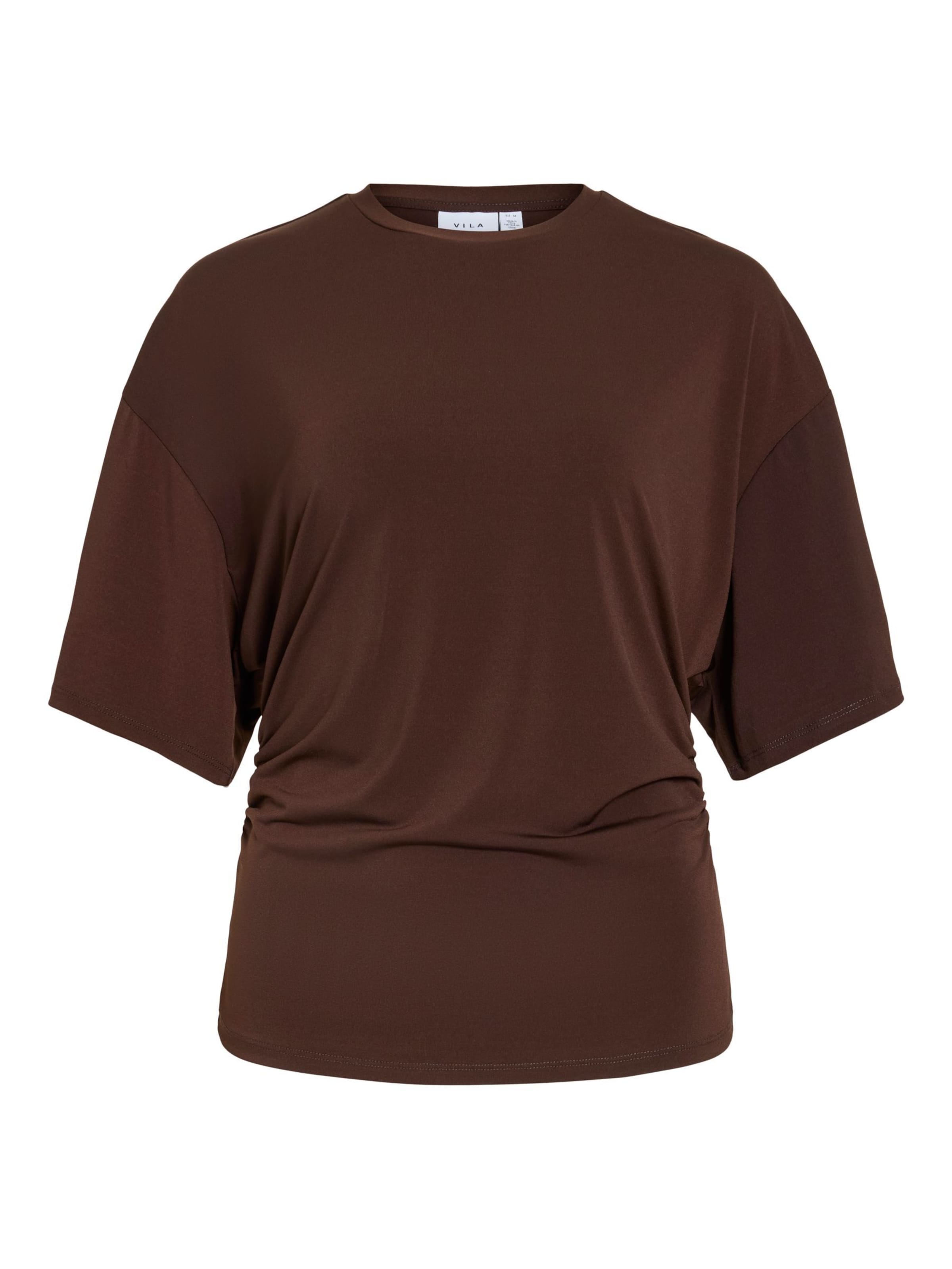 Camicia da donna 'VISaga' di VILA in marrone: frontale