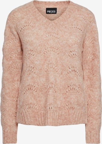 PIECES Sweater 'Bibbi' in Pink: front