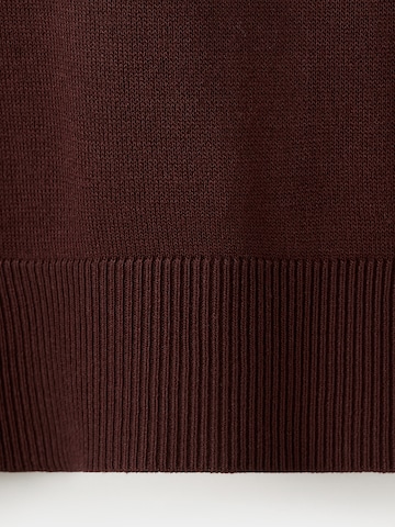 MANGO Pulover 'BERT' | rjava barva