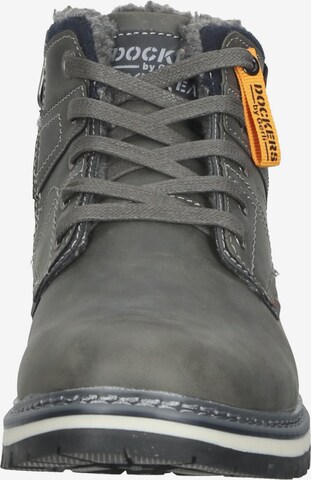 Boots stringati di Dockers by Gerli in grigio