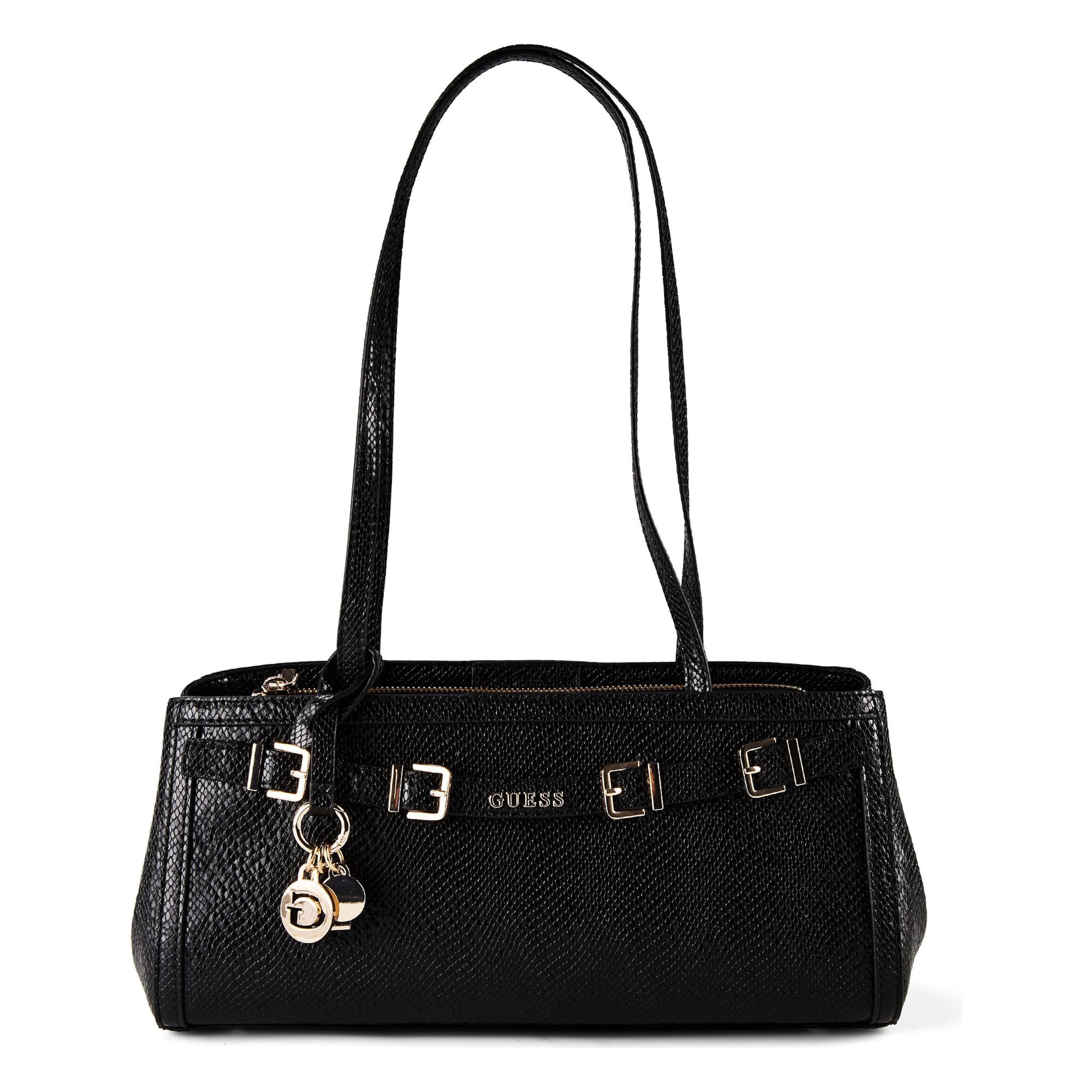 GUESS Schultertasche 'Dovie' in Schwarz: Vorderseite