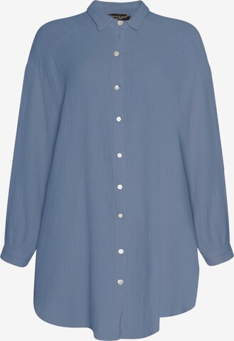 SASSYCLASSY Blouse in Blue: front