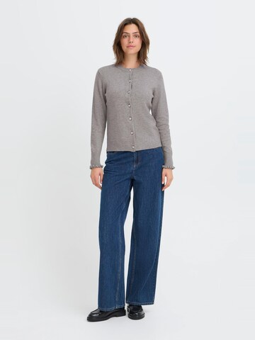 Oxmo - Casaco de malha ' OXBMMNERA CARDIGAN ' em cinzento