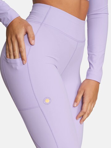 GOLD´S GYM APPAREL Skinny Sports trousers 'Brooke' in Purple