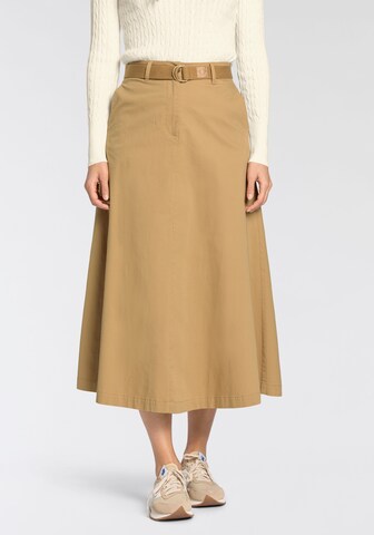 DELMAO Skirt in Beige: front