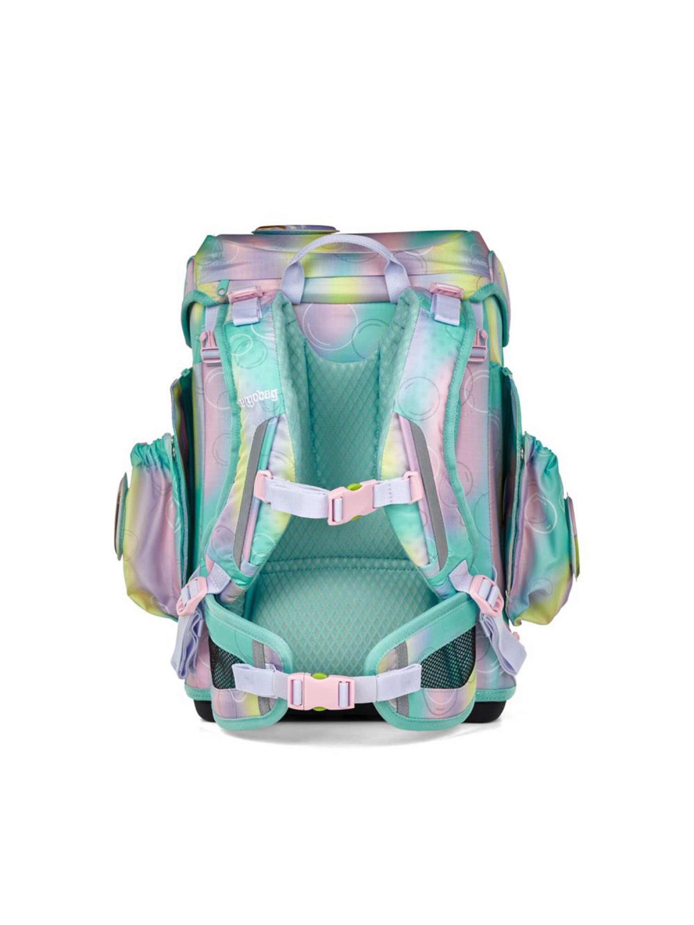 ergobag Backpack 'Cubo Light Schulranzen Set' in Green