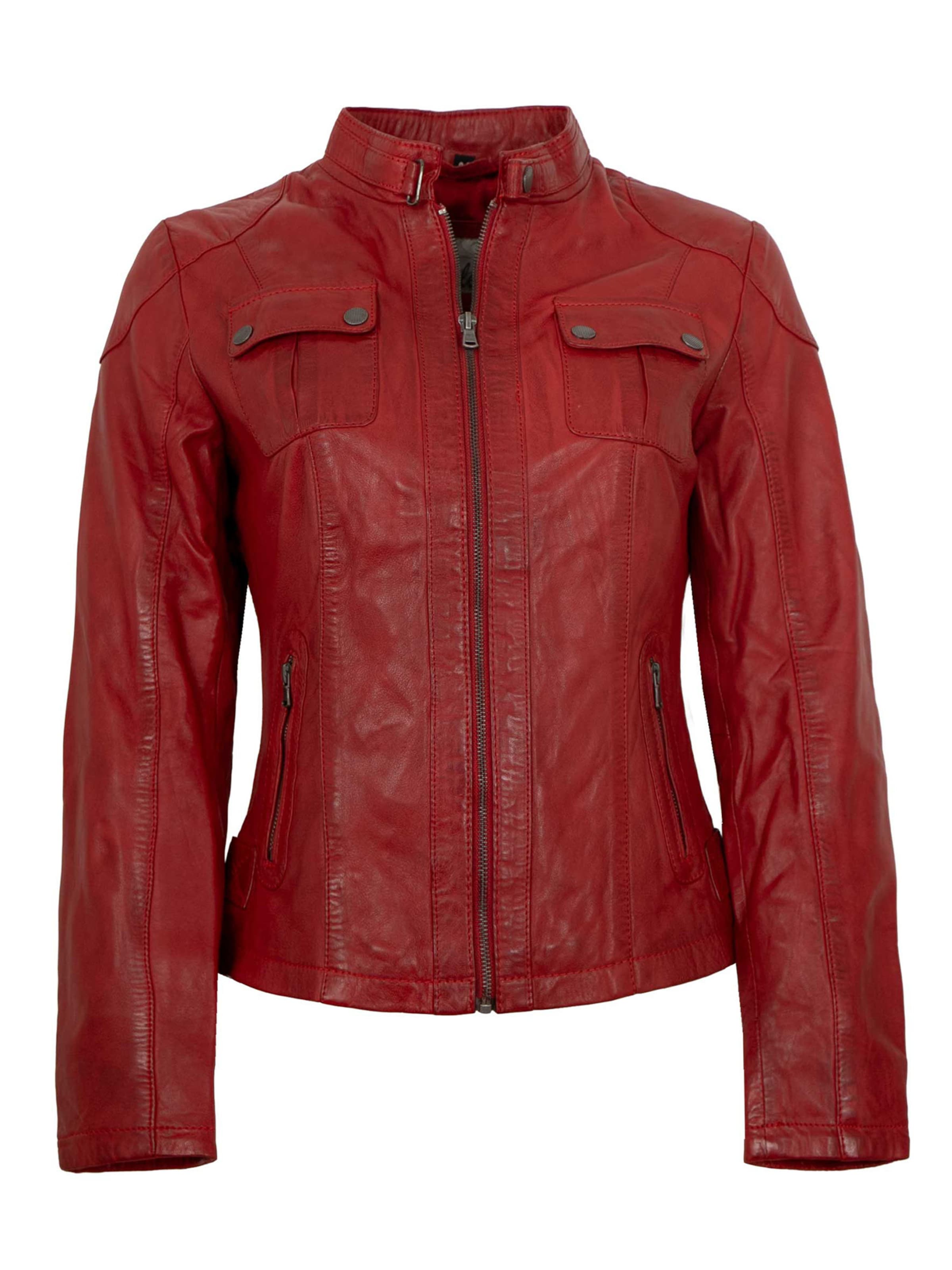 7ELEVEN Between-Season Jacket 'Anita' in Red: front