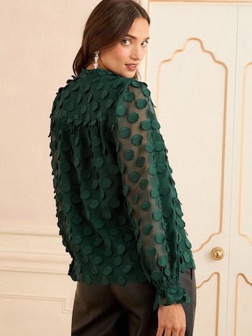 love & roses - Blusa en verde