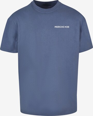 Merchcode Shirt 'Break The Rules' in Blauw: voorkant