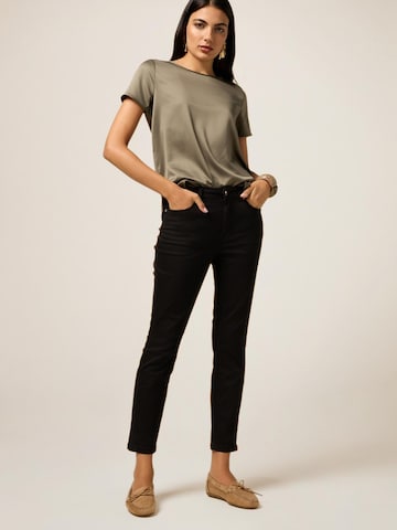 oltre - Skinny Pantalón en negro: frente