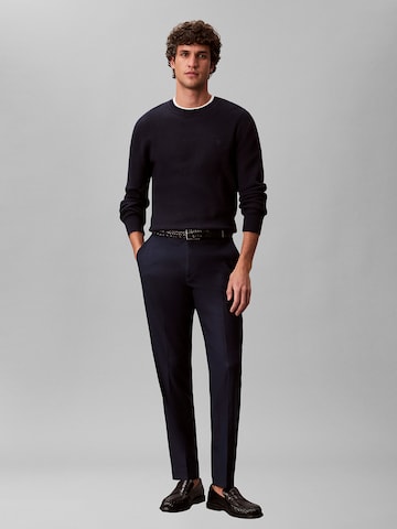 Calvin Klein Slimfit Pantalon in Blauw