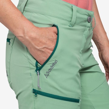 Schöffel Regular Outdoor Pants 'Toblach2' in Green