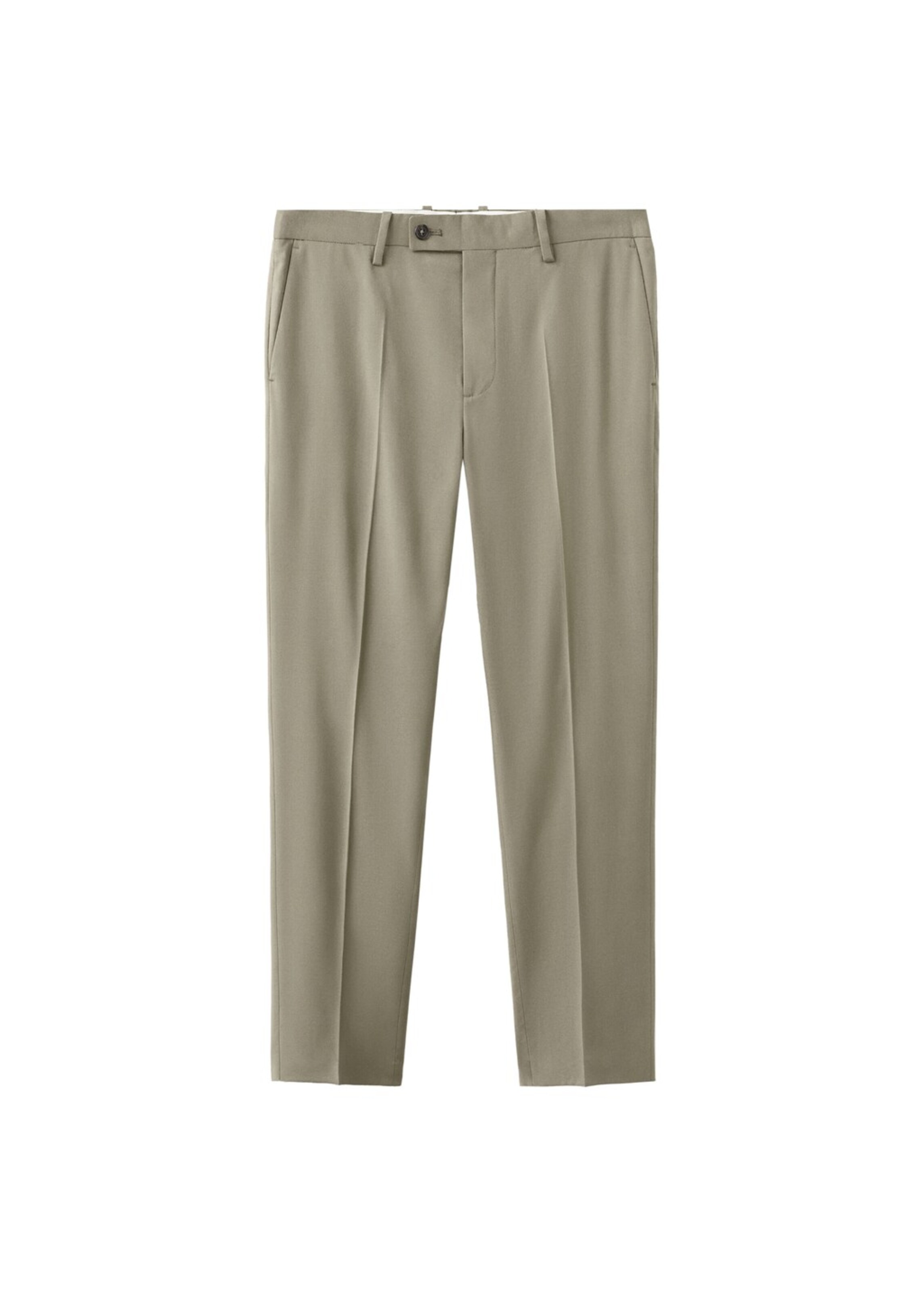 MANGO MAN Slimfit Hose 'Milan' in Grau: Vorderseite