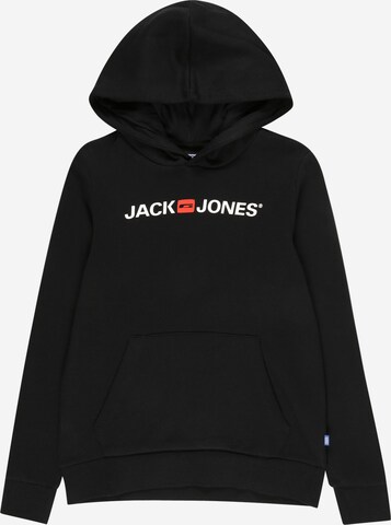 Sweat Jack & Jones Junior en noir : devant
