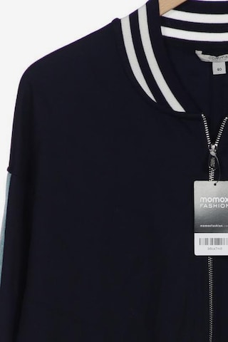 COMMA Sweatshirt & Zip-Up Hoodie in L in Blue