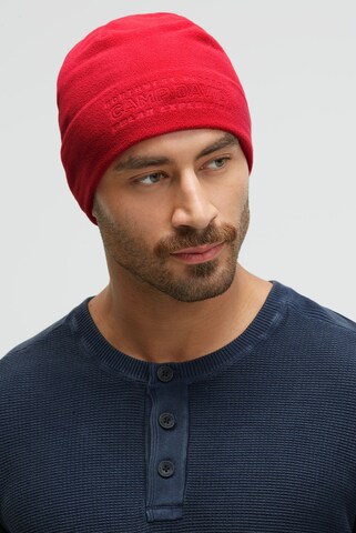 CAMP DAVID Beanie in Red: front