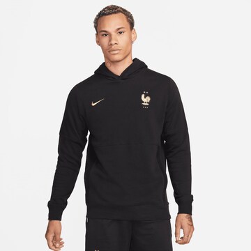 NIKE Athletic Sweatshirt in Black: front