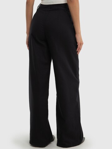 BIG STAR Wide leg Trousers 'Malu' in Black