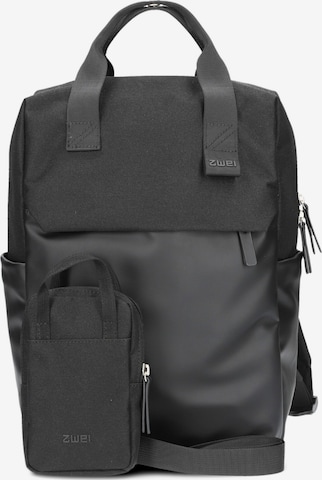 ZWEI Backpack 'LOU LUR140' in Black: front