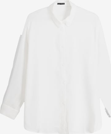 Bershka Blus i vit: framsida