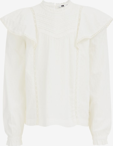 WE Fashion - Blusa em branco: frente