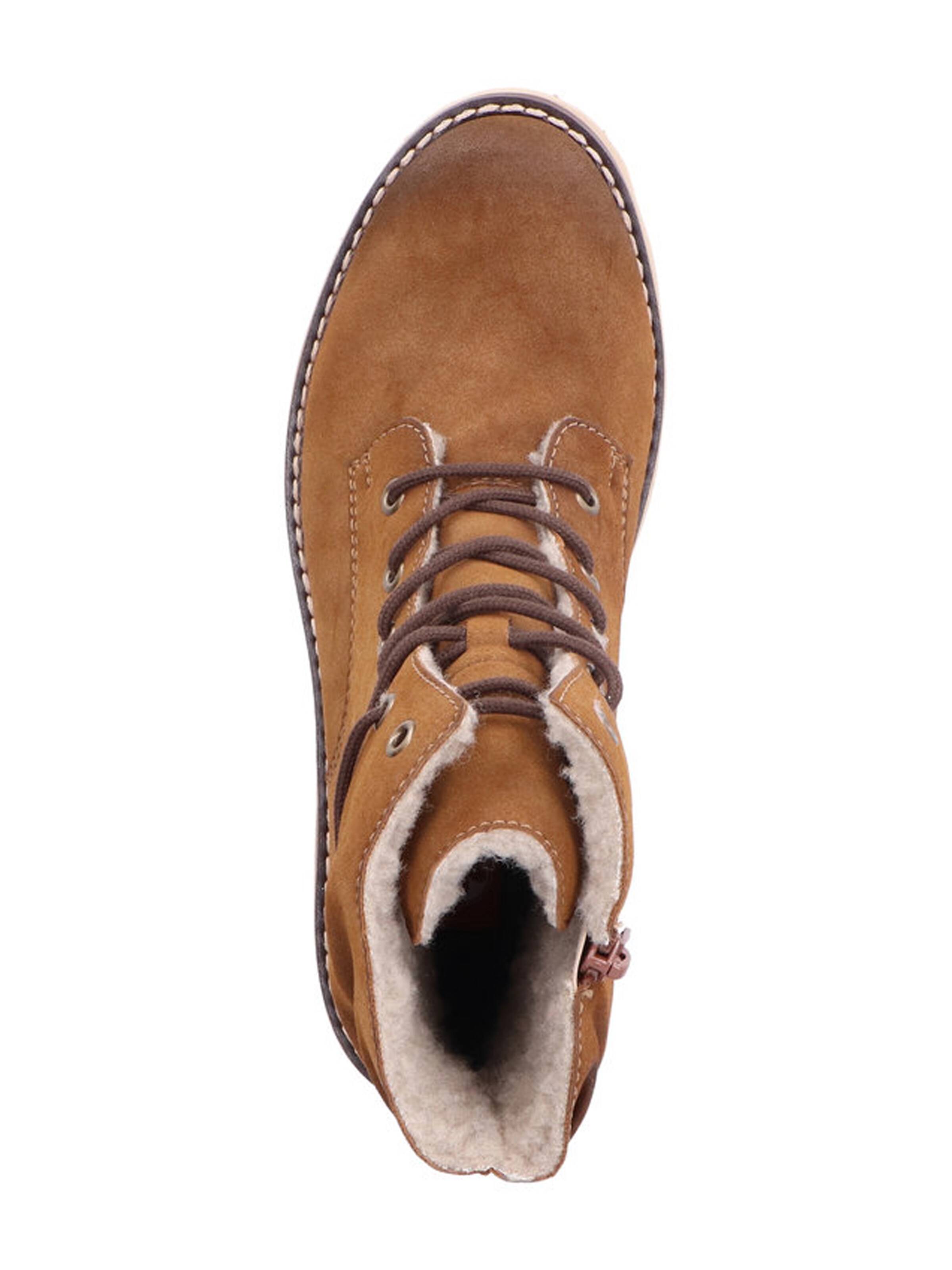 Rieker Lace-up bootie in Brown