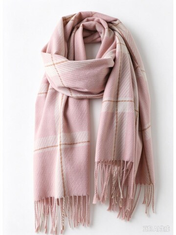 Miss Lulu Scarf in Pink: front