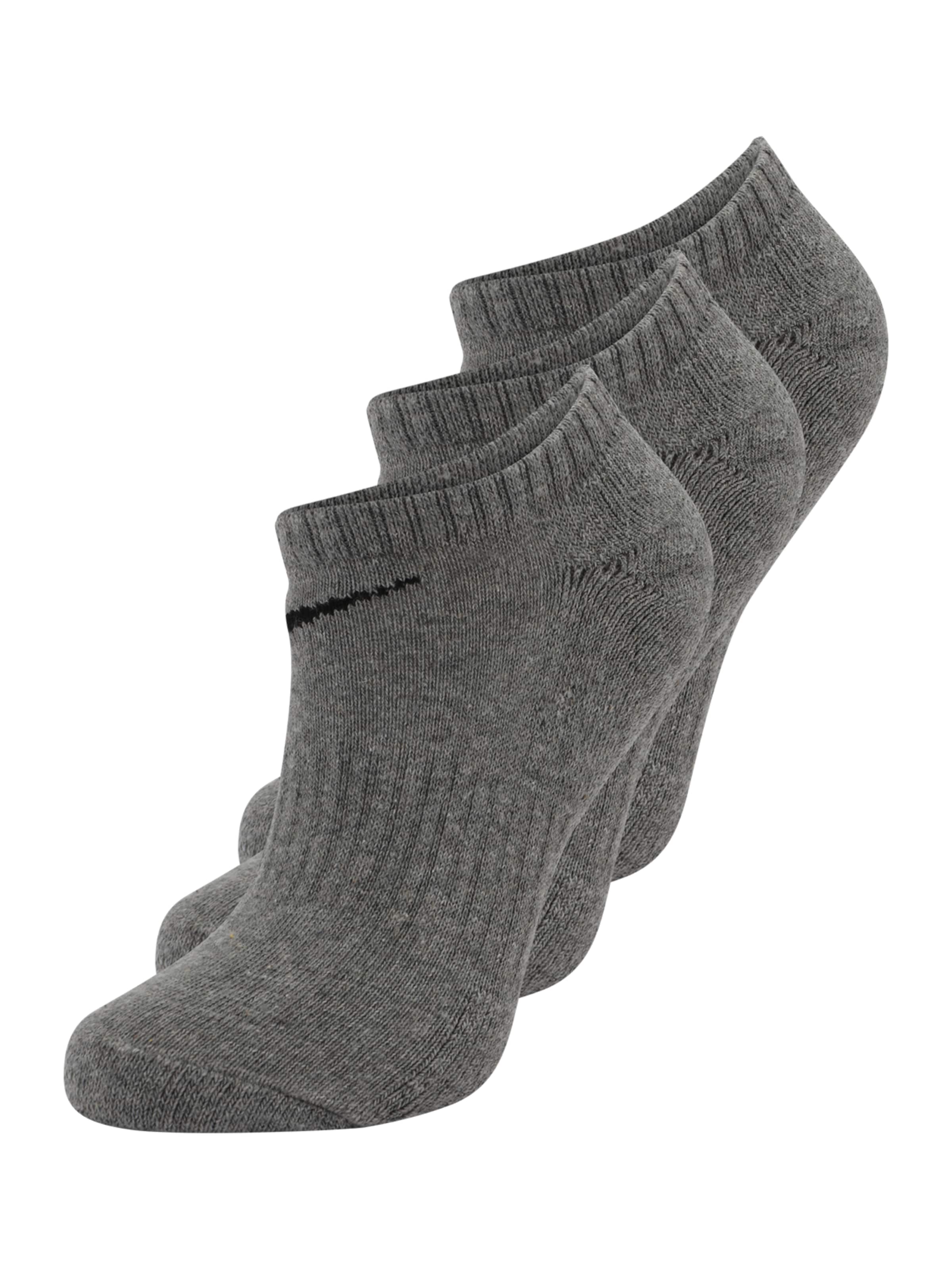 Șosete sport NIKE pe gri metalic / negru, Vizualizare produs