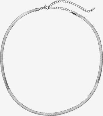 Cala Rose Necklace 'SLEEK SNAKE' in Silver: front