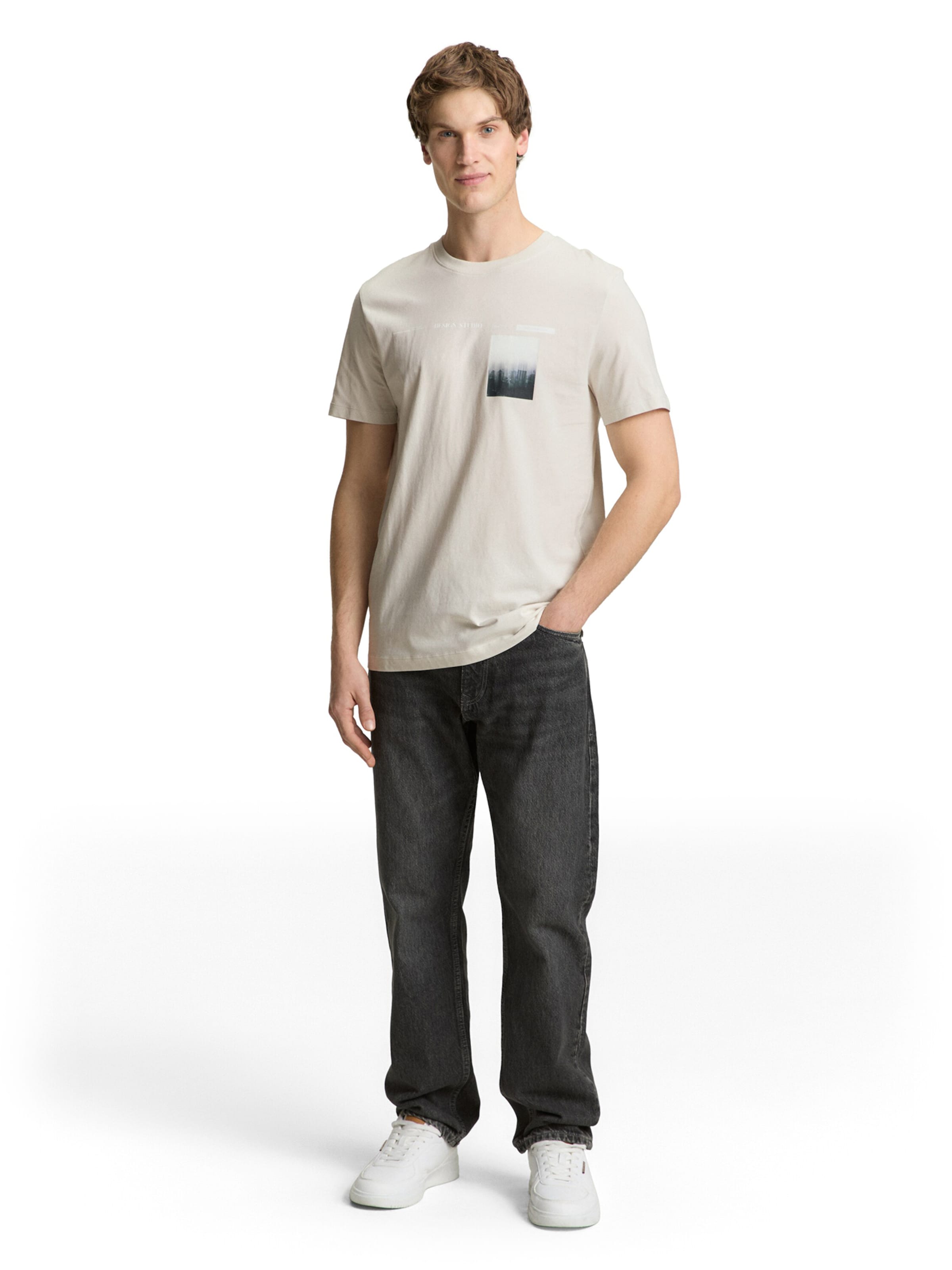 TOM TAILOR DENIM - Camiseta en blanco