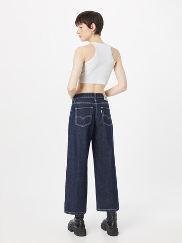 LEVI'S ® Loosefit Jeans 'Silvertab Low Baggy Crop' i blå