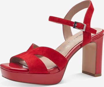 TAMARIS Sandals in Red: front