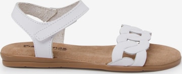 Sandalo di Pisamonas in bianco: frontale
