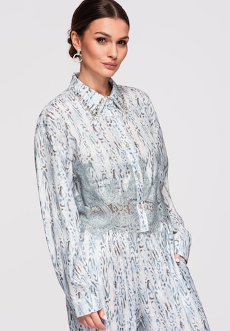 Ombre Blouse in Blue