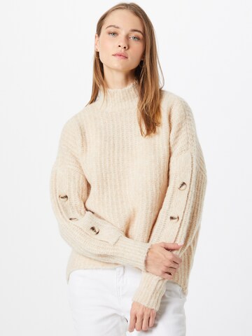 VERO MODA Sweater 'Tonia' in Beige: front