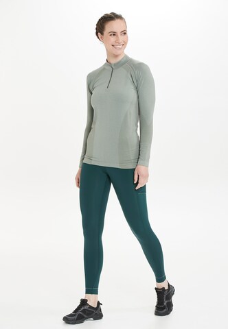 ENDURANCE Skinny Workout Pants 'THADEA' in Green