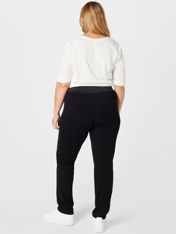 SAMOON Slim fit Pants in Black