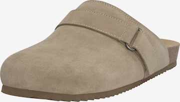 Clogs di Pull&Bear in beige: frontale