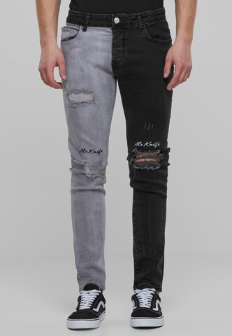 2Y Premium Skinny Jeans in Grey: front